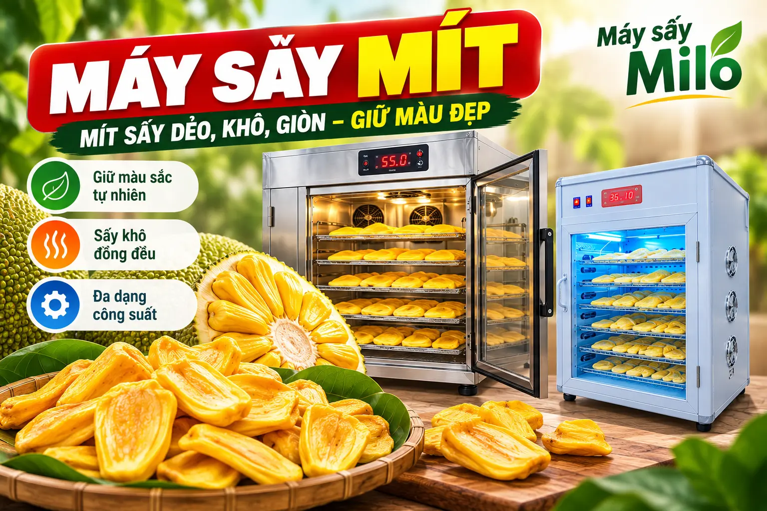 Máy sấy mít